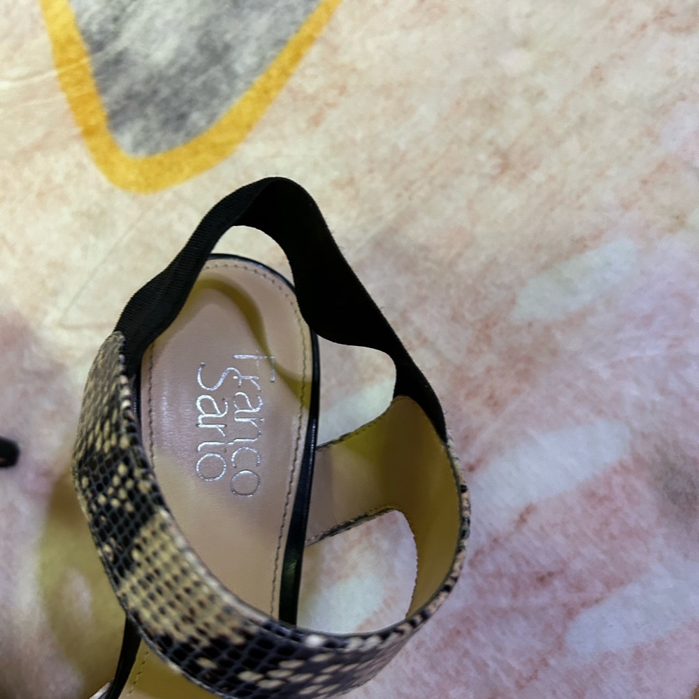 Franco Sarto Snakeskin Patterned Heels - Picture 5 of 5